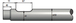 Pic pour brh soosan sb30 diam. 53mm longueur 570mm THOMAS TURTON - SS10P0570