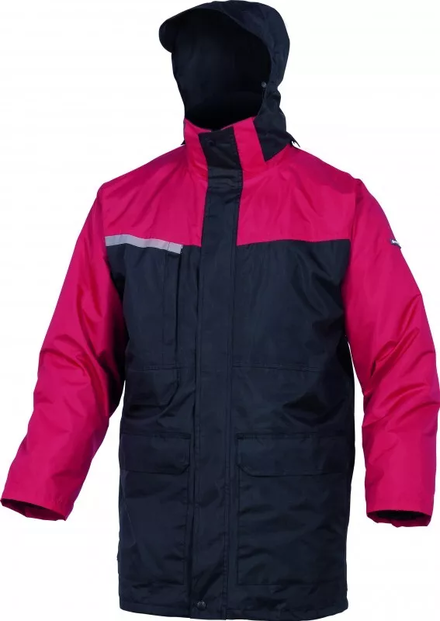 PARKA DELTA PLUS 2 EN 1 POLYESTER ENDUIT PVC NOIR / ROUGE - ALAS2RO0