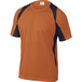 TEE-SHIRT DELTA PLUS 100% POLYESTER ORANGE-BLEU MARINE -BALIMO0
