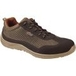 CHAUSSURES BASSES DELTA PLUS CUIR CROUTE VELOURS ET MESH - S1P SRC MARRON BEIGE - COMOSPMA0