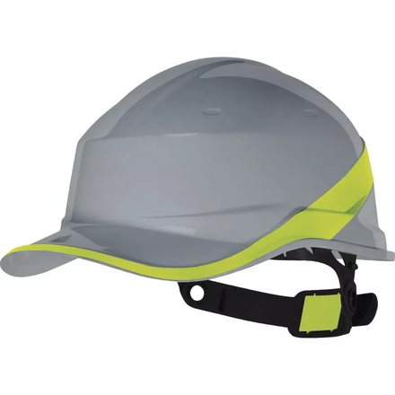 CASQUE DE CHANTIER GRIS DELTA PLUS FORME CASQUETTE BASEBALL - DIAM5GRJAFL