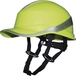 Casque de chantier JAUNE DIAMOND V UP forme casquette baseball serrage rotor DELTA PLUS - D020DIAM5UPJAFL