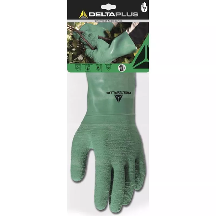 GANTS DELTA PLUS LATEX SUR SUPPORT COTON INTERLOCK - LONGUEUR : 30 CM - DPLAT5000