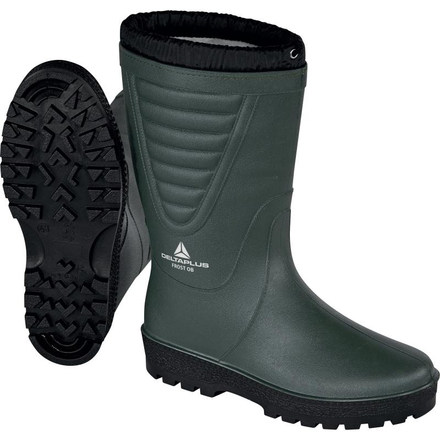 BOTTES DE TRAVAIL DELTA PLUS FOURRÉES EN PVC FROST OB SRA VERT- FROSTOBVE0