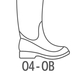 DEMI-BOTTE DE TRAVAIL EN PVC DELTA PLUS GROUNDMC OB SRA - GROMCOBVE0