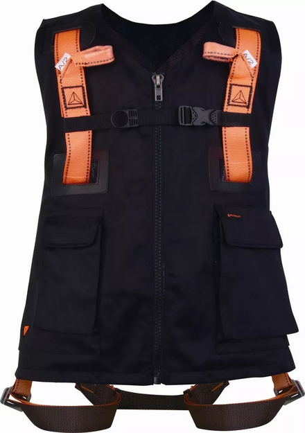 HARNAIS GILET DELTA PLUS 2 POINTS D'ACCROCHAGE (DORSAL/STERNAL) TAILLE L - HAR12GILNOGT