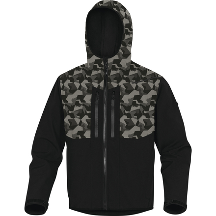 VESTE 'SOFTSHELL' DELTA PLUS HORTEN2 NOIR CAMOUFLAGE - HORT2NC0