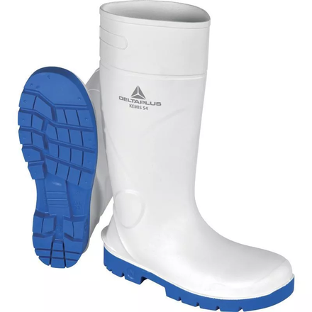 BOTTES DE SECURITE DELTA PLUS EN PVC KEMIS S4 CI SRC BLANC - KEMISS4BC0