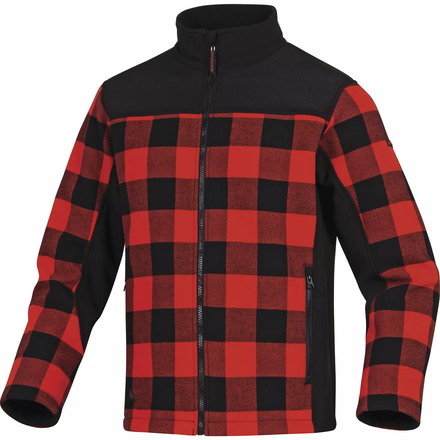 VESTE LAINE POLAIRE DELTA PLUS KODIAK ROUGE NOIR - KODIARO0