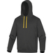 SWEAT DELTA PLUS MOLLETON POLYESTER/COTON GRIS/JAUNE- LECCOGJ0