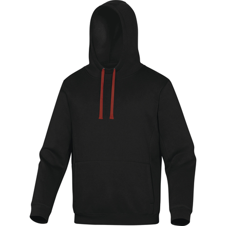 SWEAT DELTA PLUS MOLLETON POLYESTER/COTON NOIR/ROUGE- LECCONR0