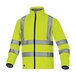 VESTE LEGA DELTA PLUS SOFTSHELL POLYESTER 3 COUCHES LAMINÉES JAUNE FLUO - LEGAJA