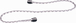 Longe corde tressée Ø 10,5 mm longueur 1,5 m, 2 boucles cossées - DELTA PLUS - lo047150