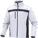 VESTE DELTA PLUS SOFTSHELL POLYESTER/ELASTHANNE BLANC GRIS DELTA PLUS - LULE2BC0