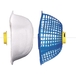 Boîte de 5 masques respiratoire FFP2W avec 5 coques maille TPE réutilisables SPIDERMASK P2W X5 -M1200SMW5