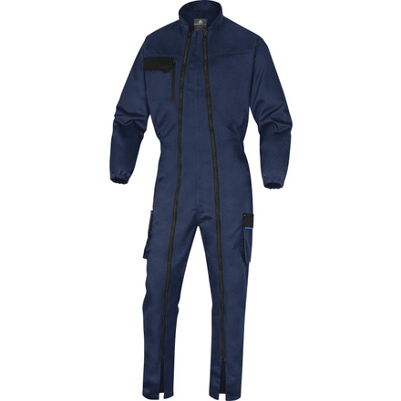 SALOPETTE DE TRAVAIL DELTA PLUS MACH2 EN POLYESTER / COTON - DOUBLE FERMETURE ÉCLAIR taille L - M2CZ3BM0
