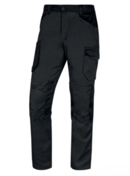 Pantalon de travail MACH 2 gris foncé en polyester / coton - doublure flanelle DELTA PLUS - M2PW3GG