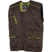 GILET DE TRAVAIL DELTA PLUS PANOSTYLE® POLYESTER COTON MARRON / VERT -M6GILMA0