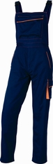 SALOPETTE DE TRAVAIL DELTA PLUS PANOSTYLE® POLYESTER COTON BLEU MARINE / ORANGE - M6SALBM0