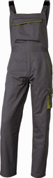 SALOPETTE DE TRAVAIL DELTA PLUS PANOSTYLE® POLYESTER COTON GRIS / VERT - M6SALGR0