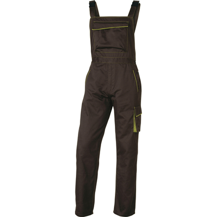 SALOPETTE DE TRAVAIL DELTA PLUS PANOSTYLE® POLYESTER COTON MARRON / VERT - M6SALMA0