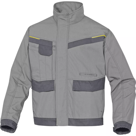 VESTE DE TRAVAIL DELTA PLUS MACH2 CORPORATE EN POLYESTER / COTON RIPSTOP GRIS - MCVE2GR0