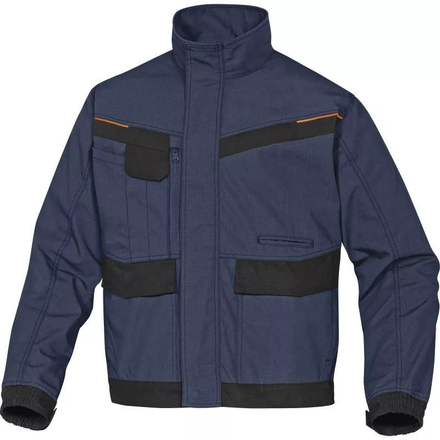 VESTE DE TRAVAIL DELTA PLUS MACH2 CORPORATE EN POLYESTER / COTON RIPSTOP BLEU MARINE NOIR - MCVE2MN0