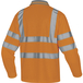 POLO HAUTE VISIBILITÉ DELTA PLUS METEOR ORANGE FLUO - METEOOR0