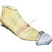 CHAUSSURES DELTA PLUS BASSES CUIR CROUPON PIGMENTÉ GAMME X-LARGE INDUSTRY S3 SRC -MONTBS3NO0
