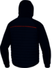 VESTE CAPUCHE BI MATIERE BLEU ORANGE DELTA PLUS - MOOVEMO0