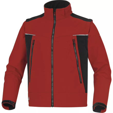 VESTE SOFTSHELL ROUGE DELTA PLUS 3 COUCHES LAMINÉES ORSA - ORSARN0