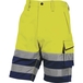 BERMUDA DE TRAVAIL DELTA PLUS HAUTE VISIBILITÉ PANOSTYLE EN POLYESTER / COTON JAUNE FLUO - PHBE2JM0