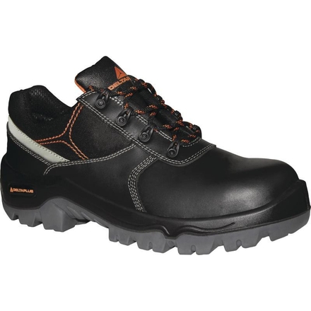 CHAUSSURE BASSE CUIR DELTA PLUS CROUPON PIGMENTE NOIR PHOCEA S3 SRC - PHOCES3NO0
