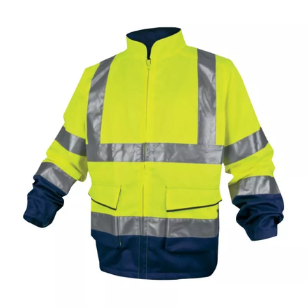 VESTE DE TRAVAIL DELTA PLUS HAUTE VISIBILITÉ PANOSTYLE EN POLYESTER / COTON JAUNE FLUO - PHVE2JM0