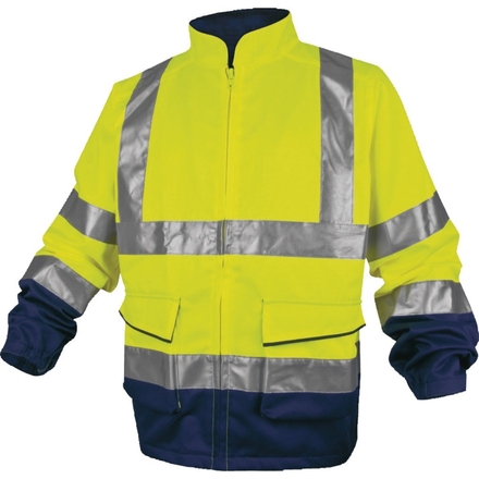 VESTE PHVES JAUNE FLUO/BLEU MARINE - DELTA PLUS - PHVESJM