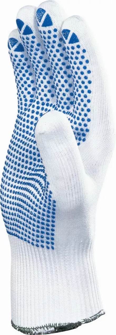 GANT DELTA PLUS BLANC TRICOT 100% POLYAMIDE - PICOTS PVC 1 FACE JAUGE 13 -PM1600