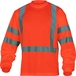 T-SHIRT MANCHE LONGUES RUDDER ORANGE FLUO - DELTA PLUS - RUDDEOR