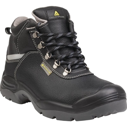 CHAUSSURES HAUTES DELTA PLUS CUIR CROUPON PIGMENTÉ - S3 SRC - SAUL2S3NO0