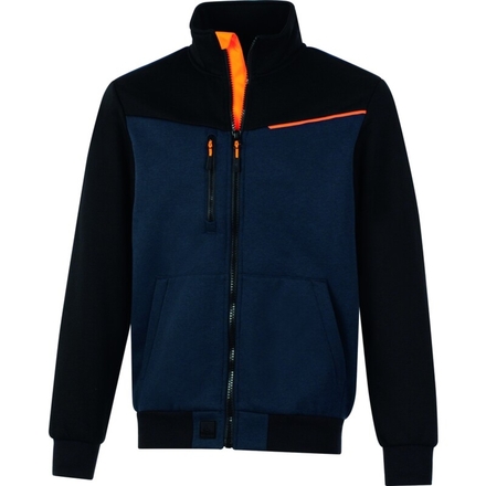 VESTE SWEAT À COL MONTANT SWABI BLEU MARINE - DELTA PLUS - SWABIBM