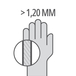 Gant soudeur croute de bovin anti-chaleur DELTA PLUS - D020TER3000