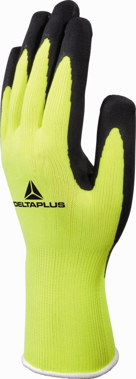 GANT DELTA PLUS JAUNE FLUO TRICOT POLYESTER - PAUME ENDUITE EN MOUSSE DE LATEX-VV7330