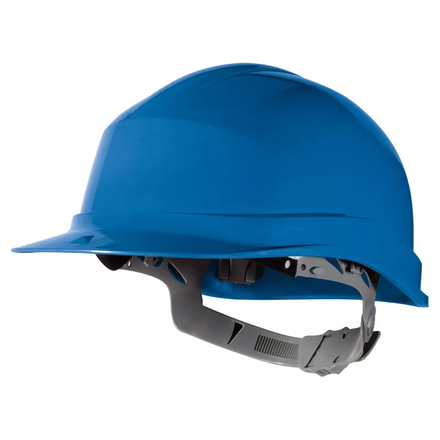 CASQUE DE CHANTIER ZIRCON BLEU SERRAGE GLISSIÈRE DELTA PLUS - D020ZIRC1BL