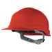 CASQUE DE CHANTIER ZIRCON ROUGE SERRAGE GLISSIÈRE DELTA PLUS - D020ZIRCRO