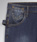 JEANS DENIM STRETCH 5 POCHES BLEU DIADORA STONE - 15959060002