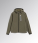 VESTE SOFTSHELL DIADORA VERT 3 POCHES AVEC CAPUCHE SAIL - 15963270226