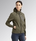 VESTE SOFTSHELL DIADORA VERT 3 POCHES AVEC CAPUCHE SAIL - 15963270226