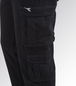 Pantalon de travail noir WAYET CARGO - Diadora - 16029880013