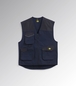 GILET DIADORA 3 POCHES BLEU MOVER POLY - 160302600620