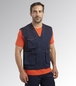 GILET DIADORA 3 POCHES BLEU MOVER POLY - 160302600620