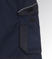 PANTALON DE TRAVAIL DIADORA BLEU AVEC GENOUILLÈRES ROCK POLY - 160303600620